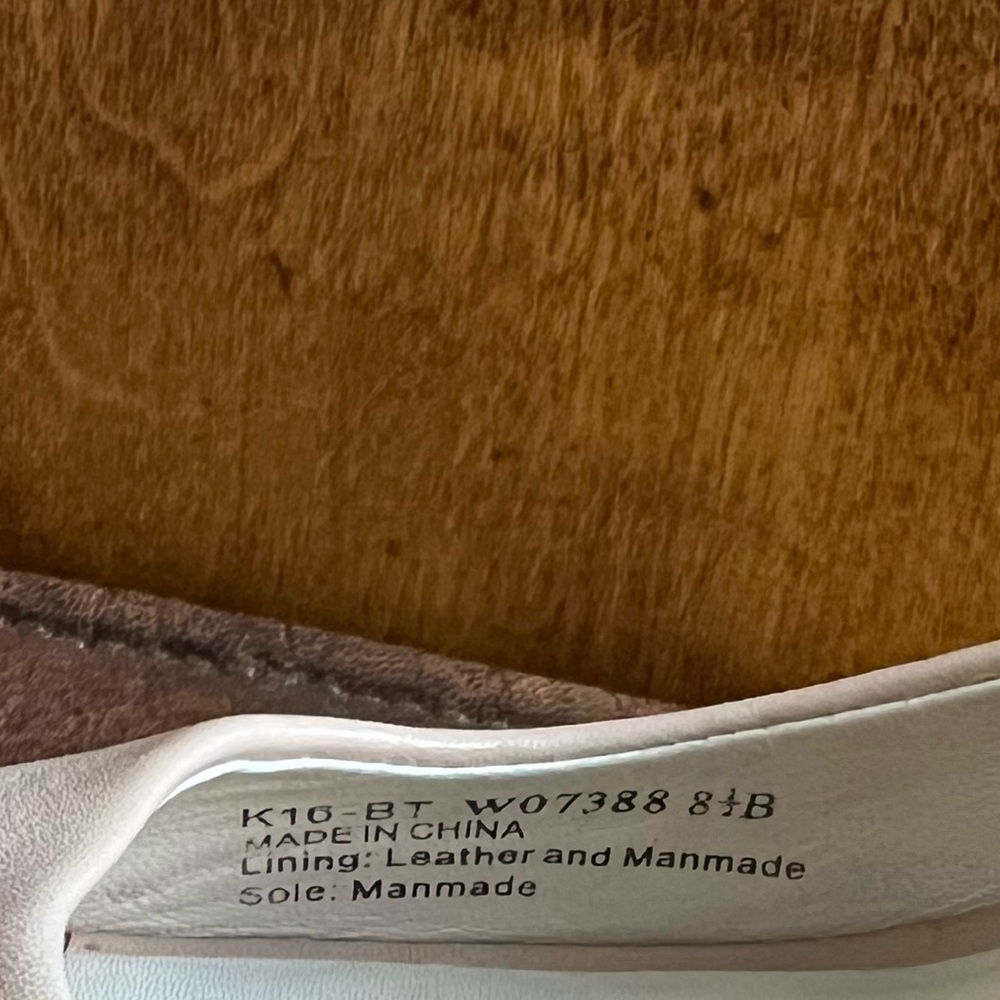 Cole Haan Lacey Nude Leather Peep Toe Heels 8.5 - Picture 5 of 5